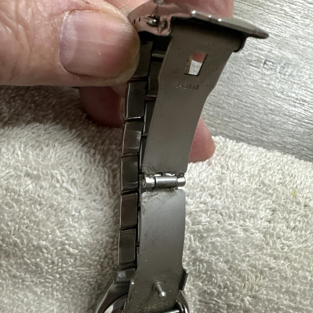 Ladies Fossil Blue Silver Tone Quartz Watch‎ AM-3526